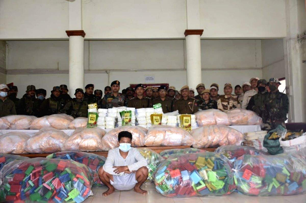 Drugs worth over Rs 508 cr seized in Manipur, one Myanmarese held - Vimarsana News