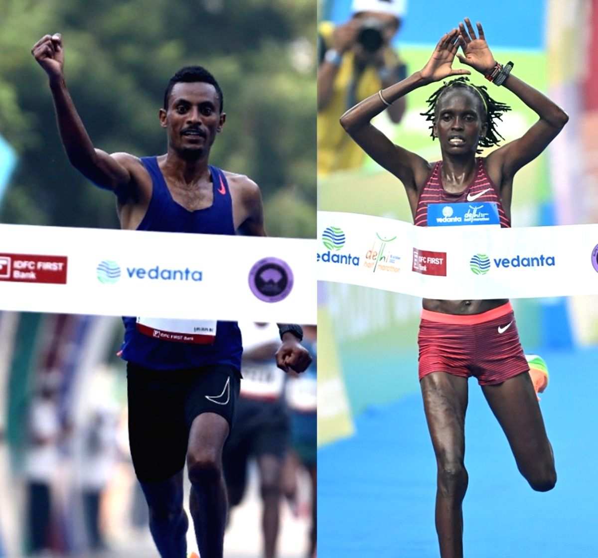 Regasa, Cheptai bag Delhi Half Marathon titles; Avinash Sable best Indian - Vimarsana News
