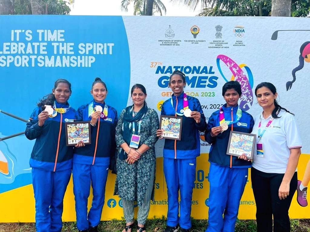 Rowing glory for Odisha: Bronze medals in W2-F1, W4-F1 events, athletic silver in men's 4x100m relay - Vimarsana News