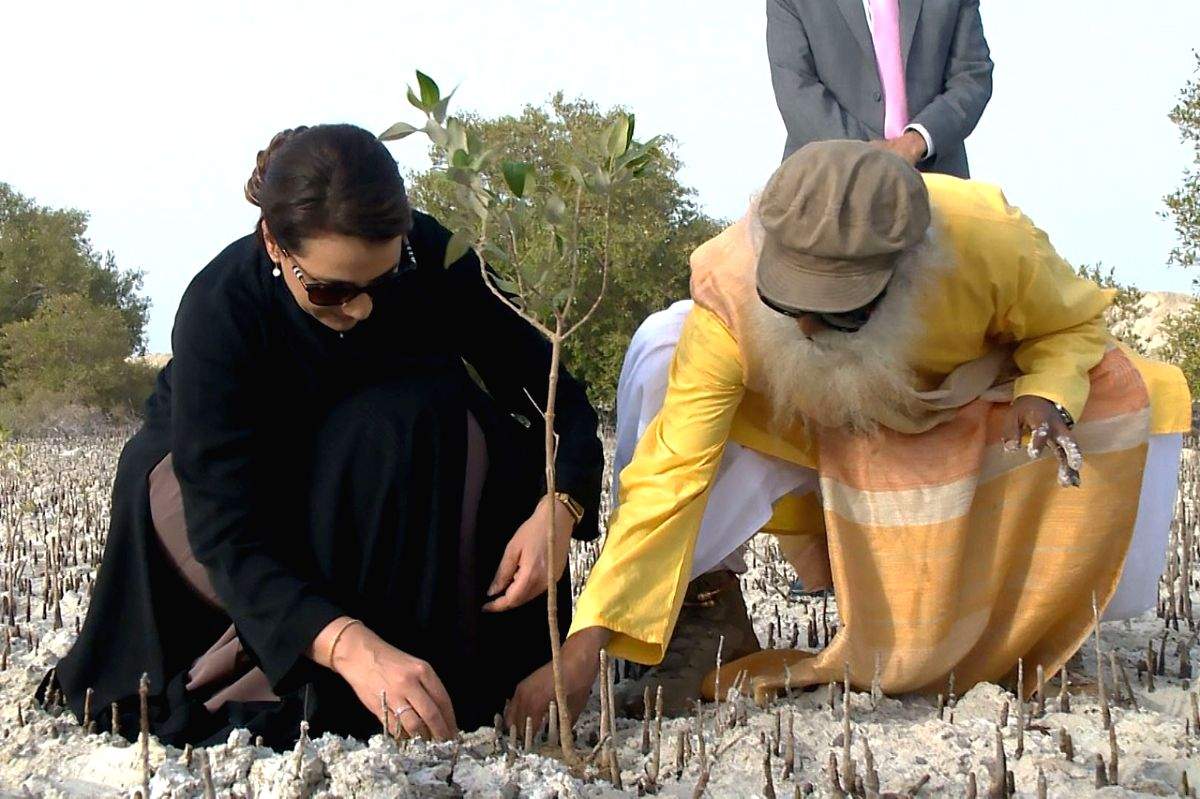 Sadhguru's solo motorbike trip brings Save Soil campaign to UAE - Vimarsana News