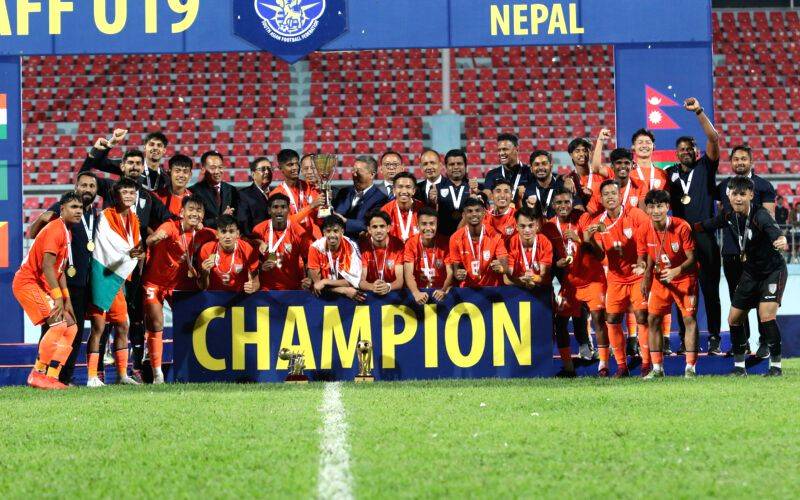 SAFF: Triple-strike Blue Colts send crippled Pakistan packing - Vimarsana News