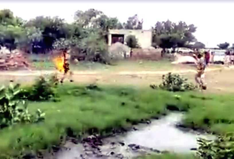 Saint attempts self-immolation against illegal mining; internet suspended - Vimarsana News
