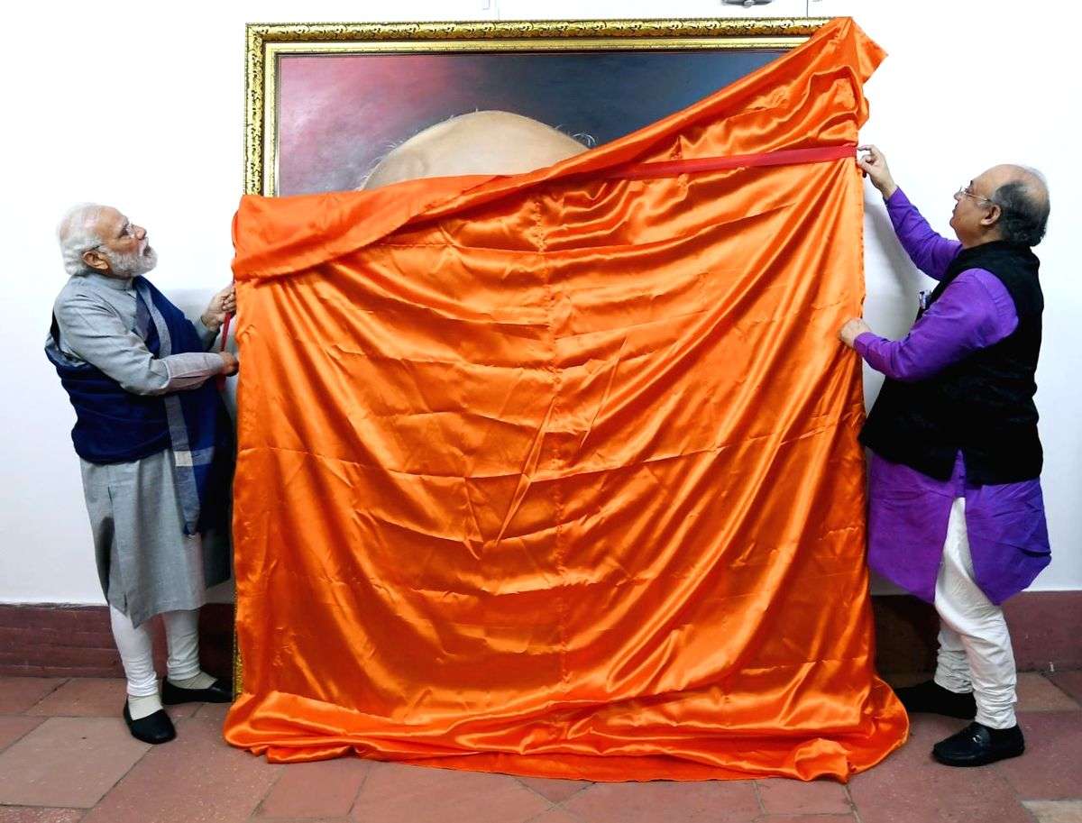 Sardar Patel's portrait by Vrindavan artist Kanhai to be displayed at Statue of Unity museum - Vimarsana News