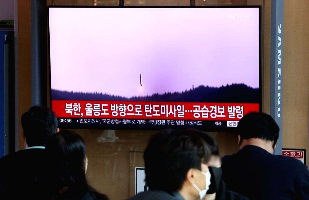 N.Korea fires 3 short-range ballistic missiles - Vimarsana News