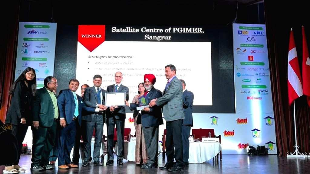 PGI's satellite centre in Sangrur gets energy management award - Vimarsana News