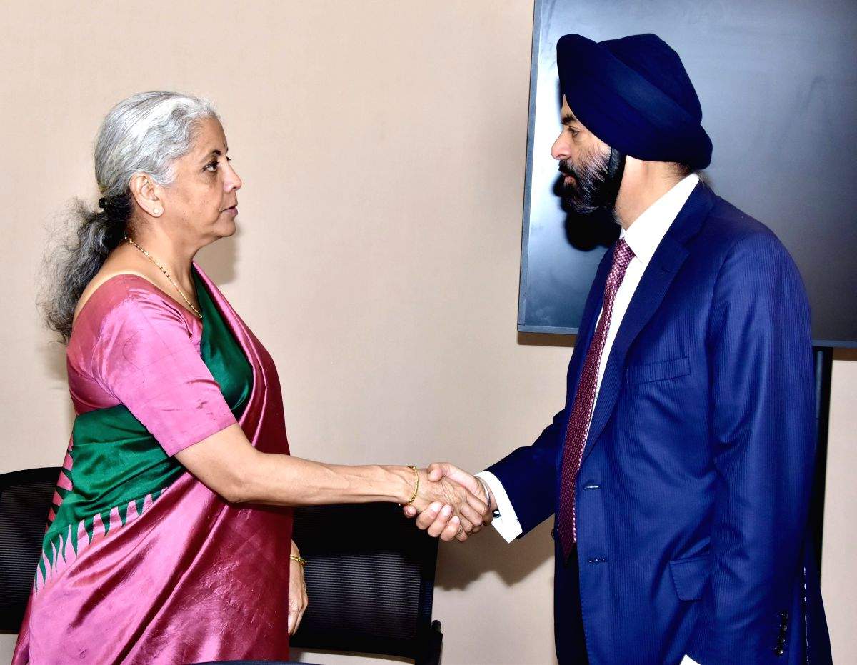 Sitharaman meets World Bank President Ajay Banga - Vimarsana News