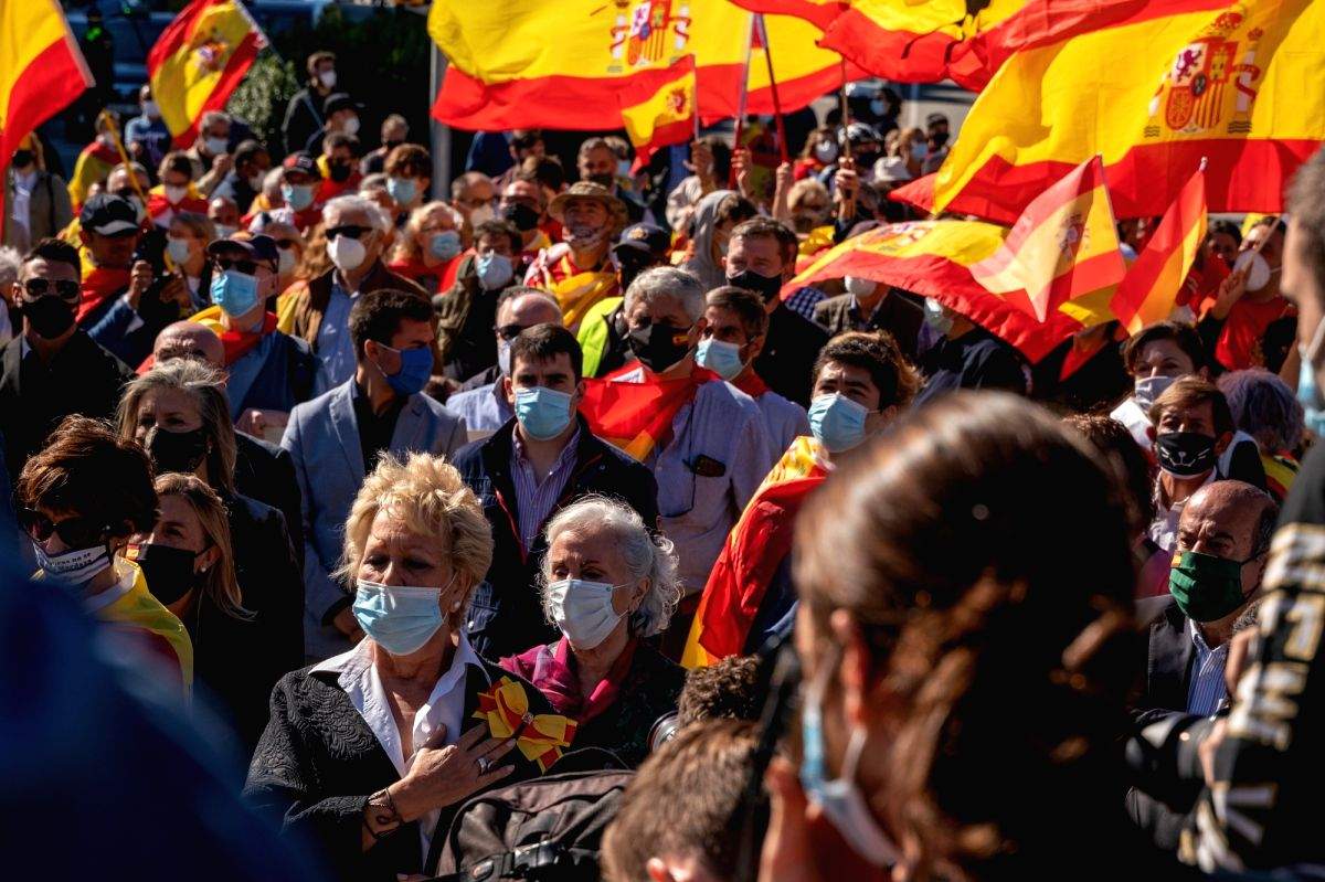 Protest held in Madrid against NATO intervention on Ukraine conflict - Vimarsana News