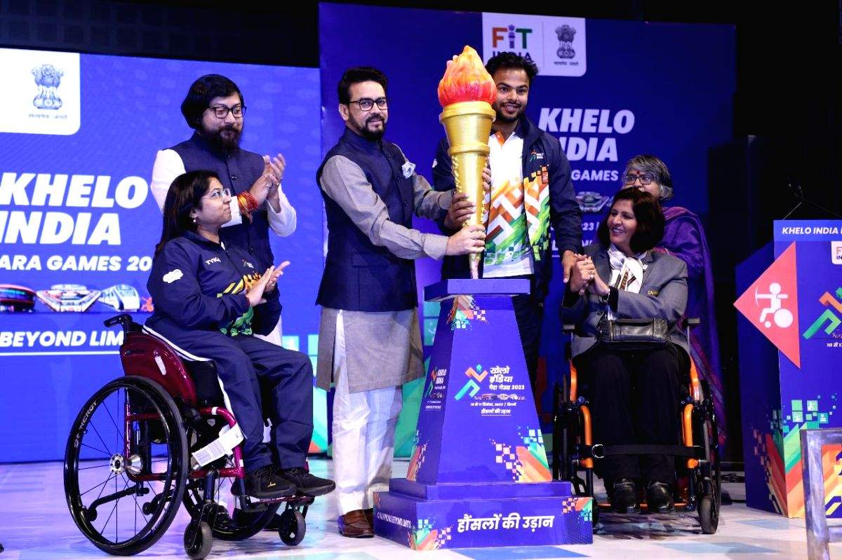 Sports Minister Anurag Thakur declares First-ever Khelo India Para Games 2023 open - Vimarsana News