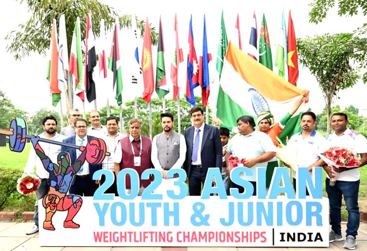 Sports Minister Anurag Thakur inaugurates Asian Youth and Junior Weightlifting Championships - Vimarsana News