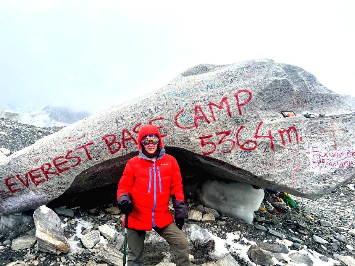 Actress Shwetaa Khanduri speaks about her trek to Mt Everest base camp - Vimarsana News