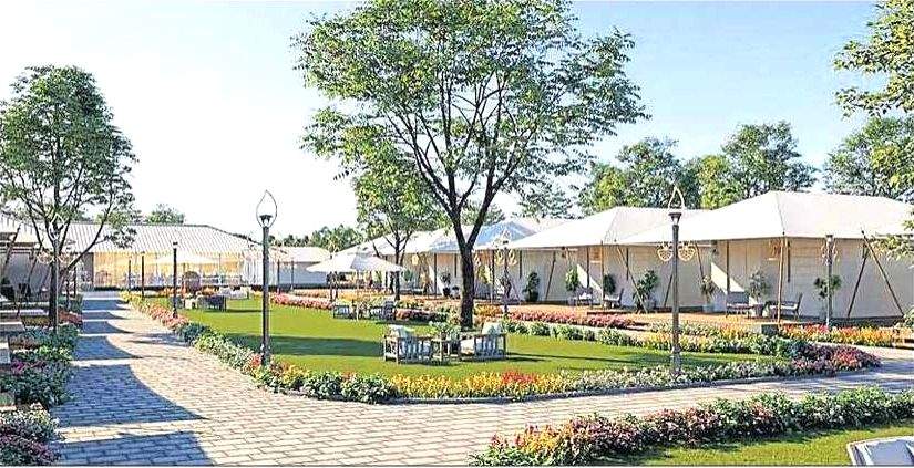 Tent city comes up in Ayodhya for consecration ceremony - Vimarsana News