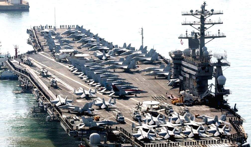 US aircraft carrier in S.Korea amid Pyongyang's saber-rattling - Vimarsana News