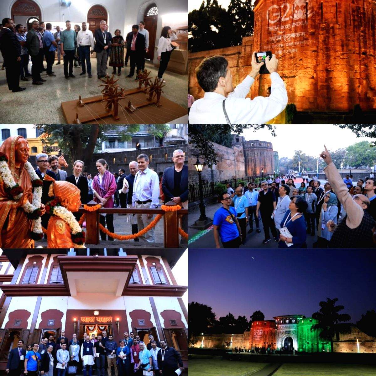 G-20 delegates soak in Pune's rich heritage, visit Aga Khan Palace - Vimarsana News