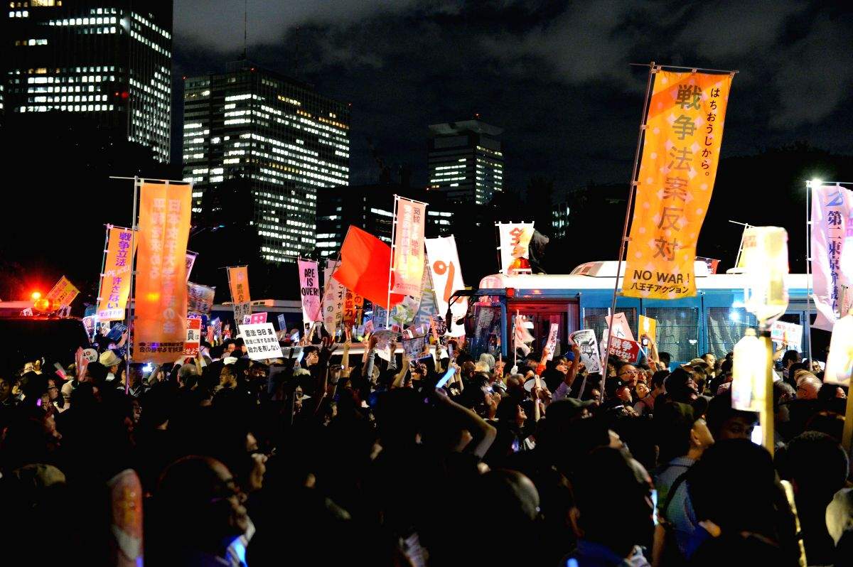 Protesters rally against Japan's increasing arms trade - Vimarsana News