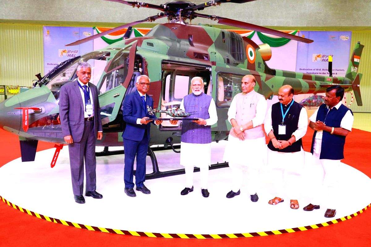 PM lauds HAL's new factory, unveils Light Utility Helicopter - Vimarsana News