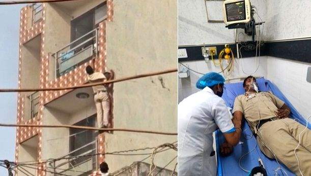 Two cops injured while saving woman, kids from Delhi fire - Vimarsana News
