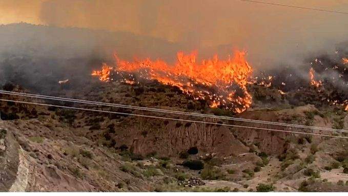 Wildfire rages on for third day near Cape Town in South Africa - Vimarsana News
