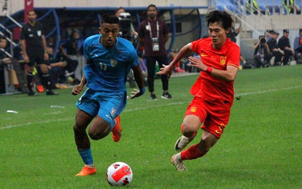 U23 Asian Cup Qualifiers: Last-minute goal helps China overcome courageous India 2-1 - Vimarsana News
