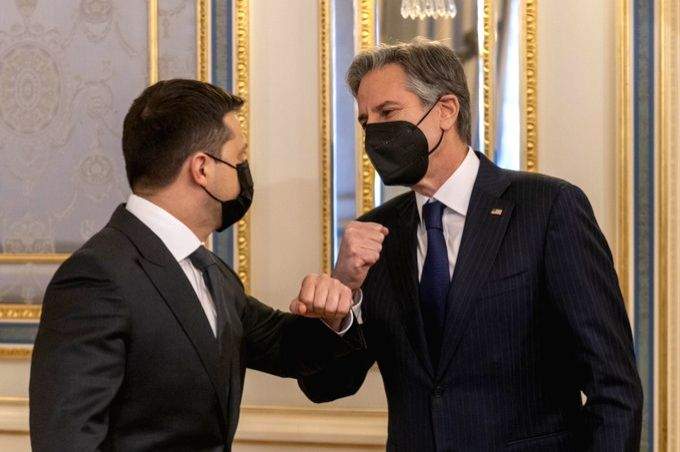 Ukrainian Prez, Blinken discuss security situation - Vimarsana News