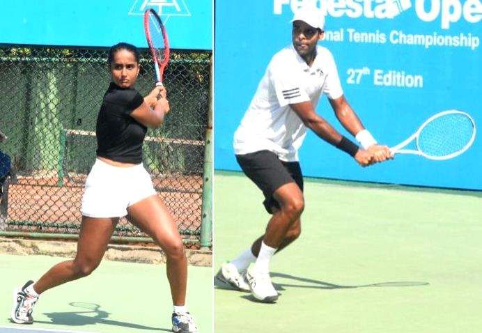 Vaishnavi and Vishnu hog limelight at National Tennis Championship - Vimarsana News