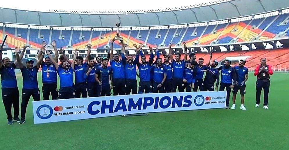 Vijay Hazare Trophy: Jackson overshadows Gaikwad as Saurashtra beat Maharashtra to lift title - Vimarsana News