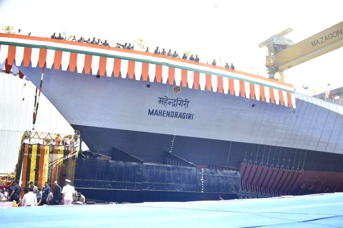 VP Dhankhar launches MDL's 4th stealth frigate 'Mahendragiri' - Vimarsana News