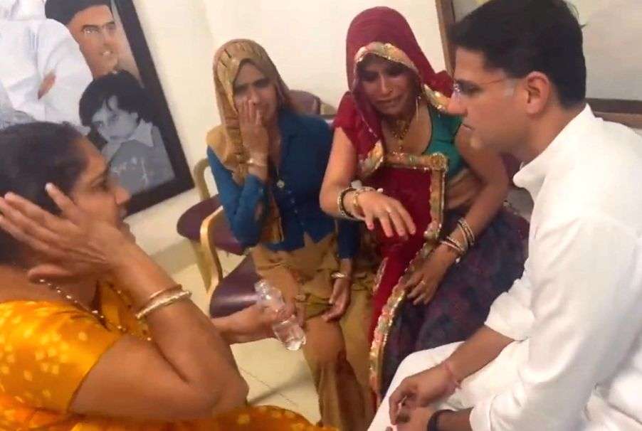 Sachin Pilot slams 'manhandling' of war widows - Vimarsana News
