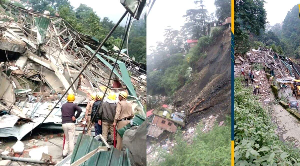 Scary scenes of mountains rolling down in Himachal -- a wake-up call - Vimarsana News