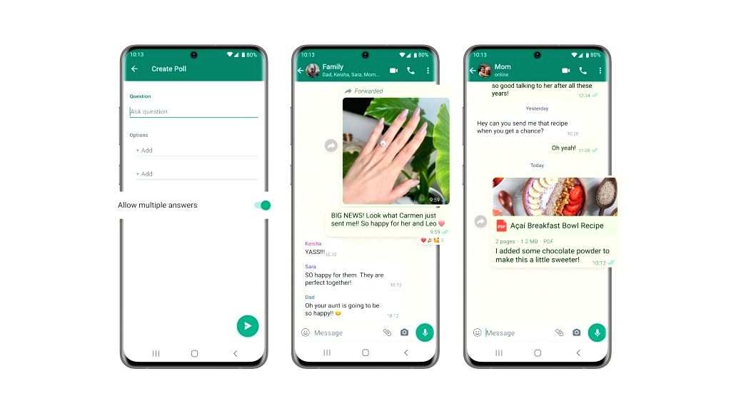 WhatsApp's new feature to let you create single-vote polls - Vimarsana News