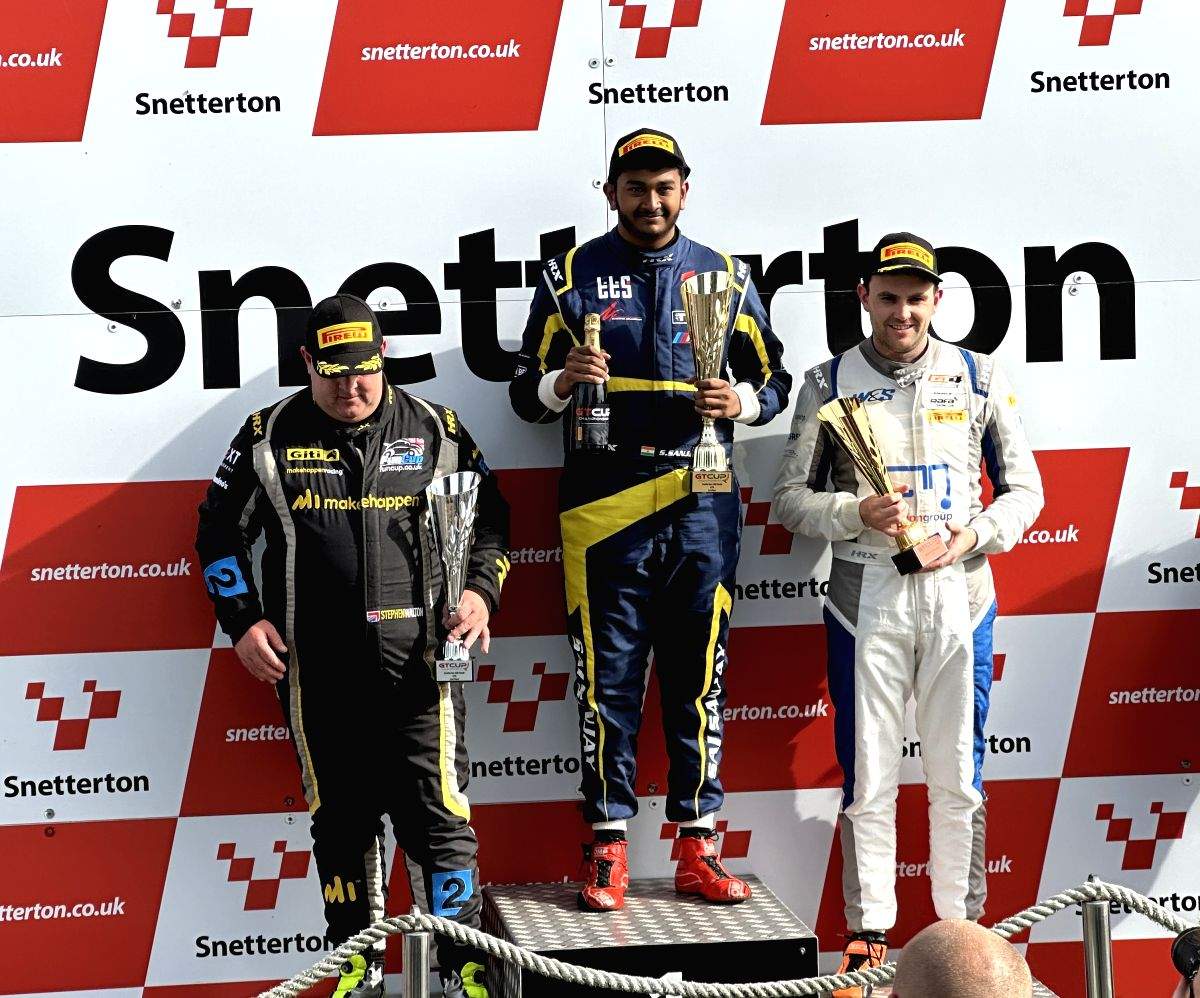 Winning debut for Sai Sanjay in his first GT Cars race weekend in England - Vimarsana News