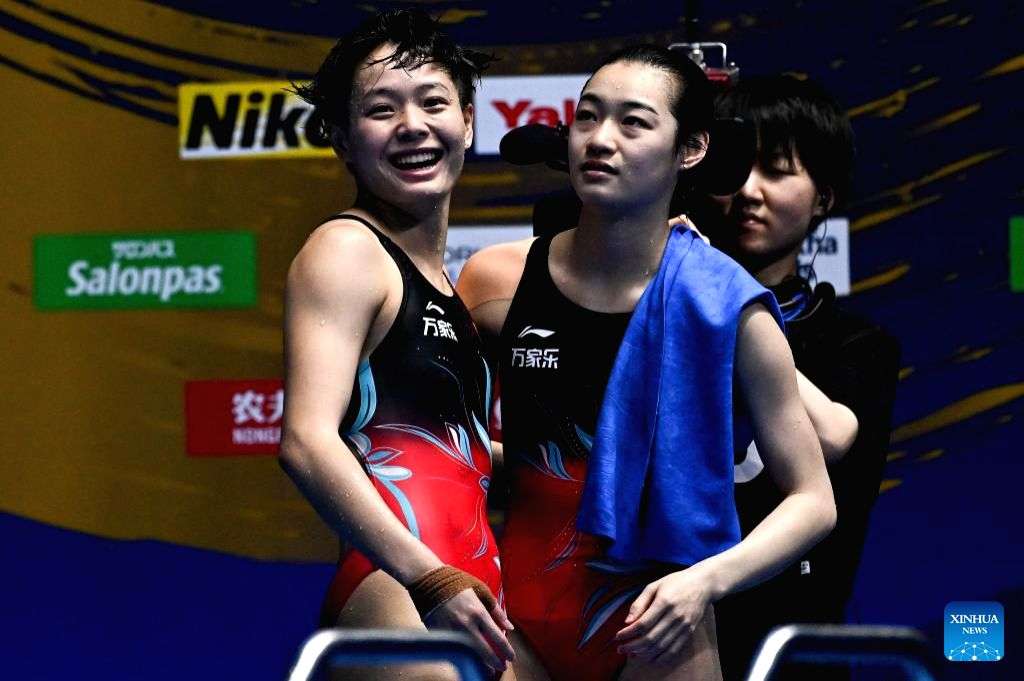 World Aquatics C'ships: China's Chang completes hattrick of women's 3m synchro springboard diving titles - Vimarsana News