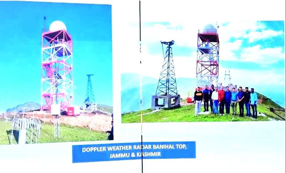X-Band Doppler Weather Radar comes up in J&K - Vimarsana News