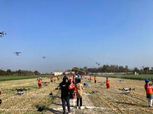 150 Namo Drone Didis from UP, Bihar showcase skills to PM at Sashakt Nari - Vimarsana News