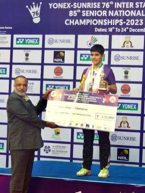 16-year-old Anmol crowned senior national badminton champion - Vimarsana News