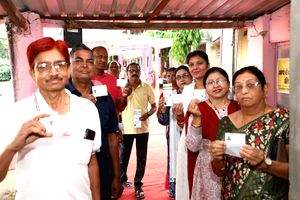 Presiding officer suspended for sharing pics from polling booth; 45% turnout till 1 pm in MP - Vimarsana News