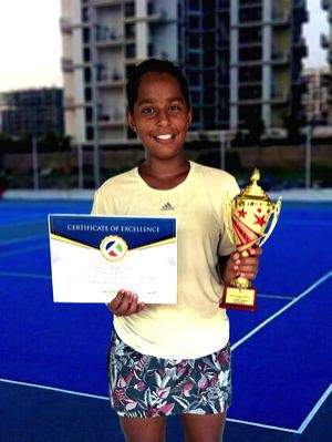 Aahida completes a dream run at AITA U-18 - Vimarsana News