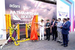 Adani Group unveils first indigenously-manufactured Drishti 10 UAV for Navy - Vimarsana News