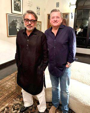 After 'Heeramandi' screening in LA, SLB joins Netflix co-CEO Ted Sarandos for dinner - Vimarsana News