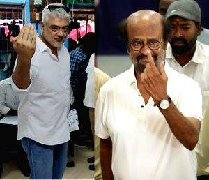 Ajith Kumar shows up to vote 30 minutes before time; Rajini stresses 'dignity in voting' - Vimarsana News