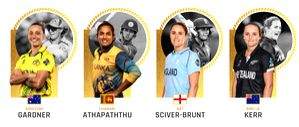 All-rounders Gardner, Sciver-Brunt, Athapaththu & Kerr nominated for ICC Women's ODI Cricketer of the Year 2023 award - Vimarsana News