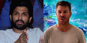 Allu Arjun promises to teach 'Pushpa Pushpa' step to David Warner - Vimarsana News