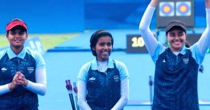 Asian Games: Jyothi, Aditi, Parneet win gold in Compound Women's Team archery - Vimarsana News