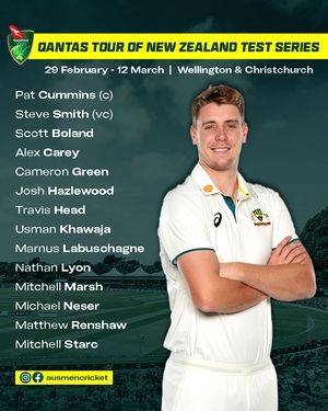 Australia recall Michael Neser for New Zealand Test series - Vimarsana News