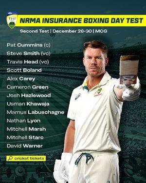 AUSvPAK: Morris released from squad as Australia name trim squad for Boxing Day Test - Vimarsana News