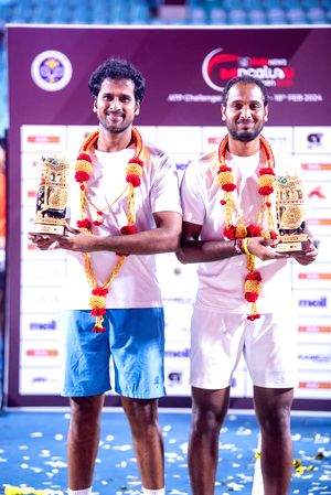 Bengaluru Open: Myneni/Ramkumar clinches doubles title after Nagal crashes out (Ld) - Vimarsana News