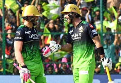 IPL 2023: Faf, Maxwell fifties; Harshal's 3-32 power RCB to 7-run win over RR - Vimarsana News