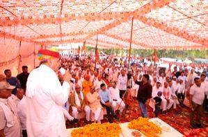 BJP's Rao Inderjit Singh makes development his main plank during campaigning in Gurugram - Vimarsana News