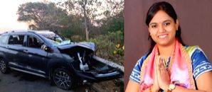 BRS MLA Lasya Nanditha dies in road accident (Ld) - Vimarsana News
