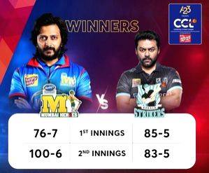 CCL: Salman Khan's Mumbai Heroes beats Kerala Strikers by 8 runs - Vimarsana News