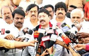 DMK leader, ex-Union Min Dayanidhi Maran files nomination for Chennai Central - Vimarsana News
